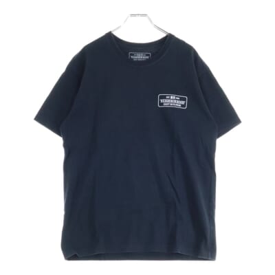 20SS クラシックロゴ 両面プリント 半袖Tシャツ カットソー ブラック Bランク