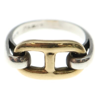 ヴィンテージ シェーヌダンクル コンビリング シルバー/ゴールド Bランク