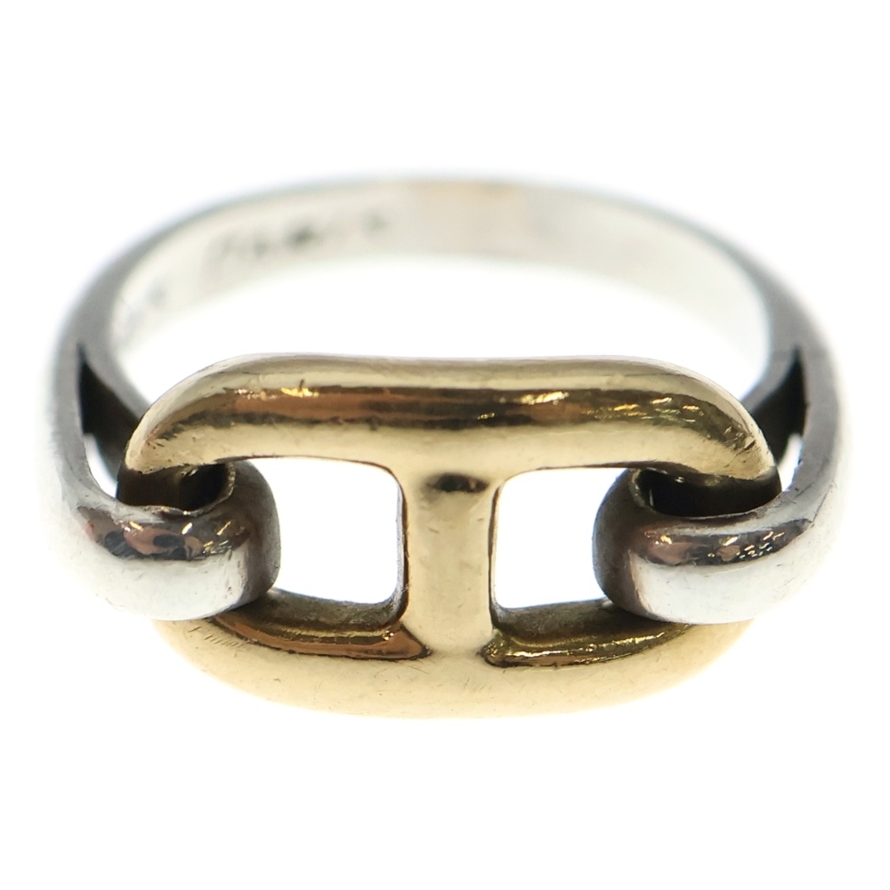 ヴィンテージ シェーヌダンクル コンビリング シルバー/ゴールド Bランク