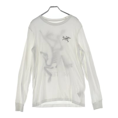 Arc Multibird Logo Long Sleeve アークマルチバードロゴ ロングスリーブカットソー 長袖Tシャツ ホワイト X000007746 Bランク