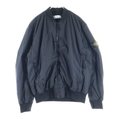 Bomber Jacket ボンバージャケット ジップアップ中綿MA-1 ブルゾン ブラック 6715Q0223 Bランク