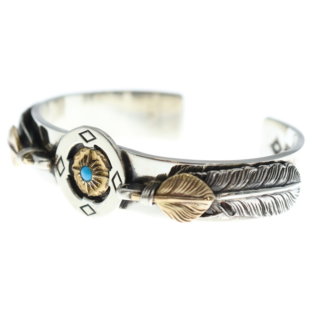 アリゾナフリーダム K18ターコイズ台付大太陽神付きホイール 40mm 上金