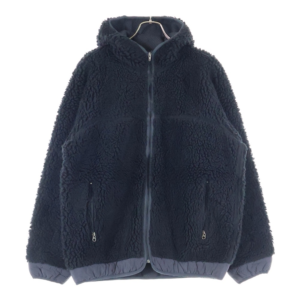 00s 2003 Rhythm Hoodie レトロ リズムフーディ ボアフリースジャケット ブラック 20930FA Bランク