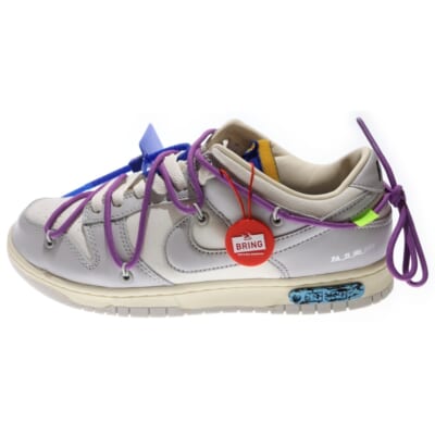 ×OFF WHITE DUNK LOW SAIL NEUTRAL GRAY DM1602-107 オフホワイト ダンク ニュートラルグレー ローカットスニーカー ホワイト/グレー US9/27cm Aランク