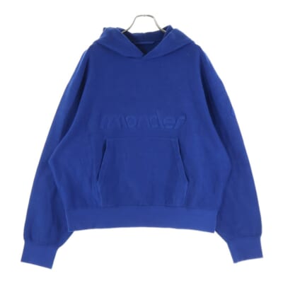 フロント ロゴ プルオーバー パーカー ブルー J10918G00054 899V4 Aランク