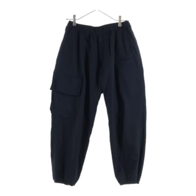 21SS ウールウェストリブパンツ カーゴパンツ ブラック HC-PO2-140 Bランク