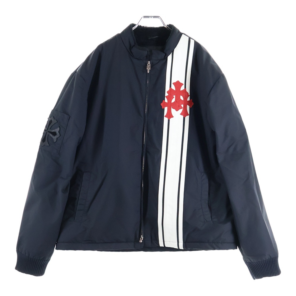 RED PATCH RACING JACKET セメタリークロスパッチ アームCHプラス レーシングジャケット ブラック Aランク