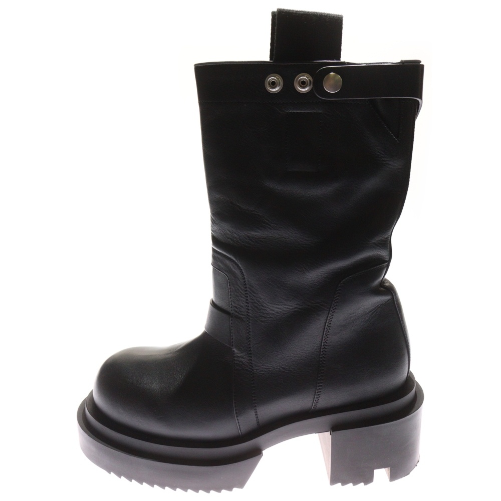 リックオウエンス 25AW PULL ON BOGUN BOOTS レザーロングブーツ ブラック RR02D6804  買取実績【買取日:2025年12月6日】 | ブランド古着・アクセサリーの高価買取BRING