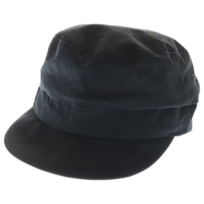 COTTON CANVAS WORK CAP コットンキャンバス ワークキャップ 帽子 ブラック Bランク