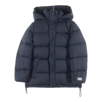 モノグラム ロゴ総柄フーデットダウンジャケット ブラック 8019648 レディース Aランク