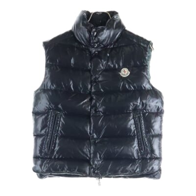 TIB GILET ロゴパッチ ダウンベスト ブラック 220914335005 68950 Cランク