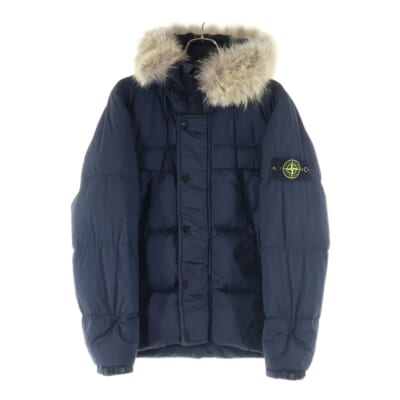 ファーフード付き ナイロンダウンジャケット ブラック 631543023-A Bランク