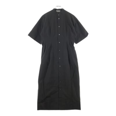 スタンドカラー シャツワンピース ブラウン レディース A21SD03NC Bランク