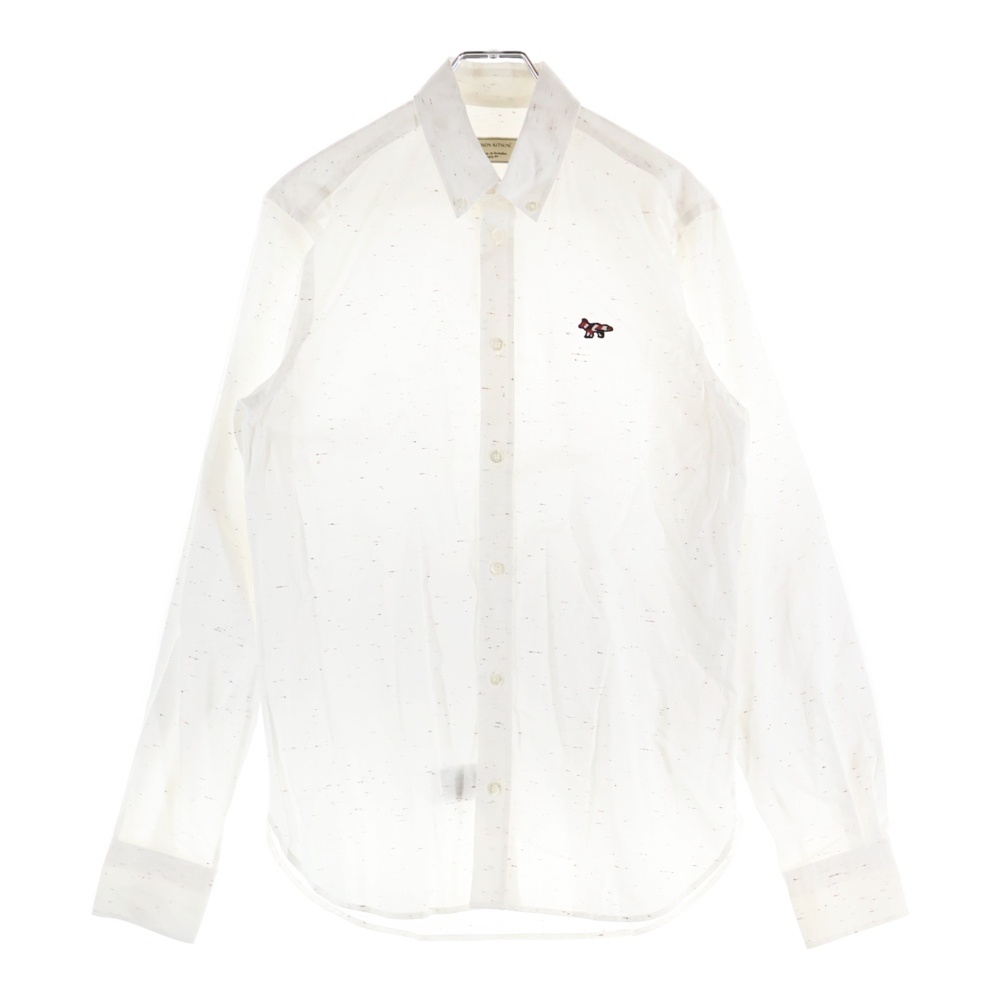 ワッペン ボタンダウン 長袖シャツ マルチ レディース KMH-0800-A Aランク