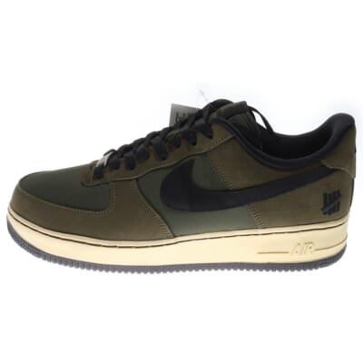 ×UNDEFEATED AIR FORCE 1 LOW SP DH3064-300 アンディフィーテッド ローカットスニーカー カーキ US11/29.0cm Sランク
