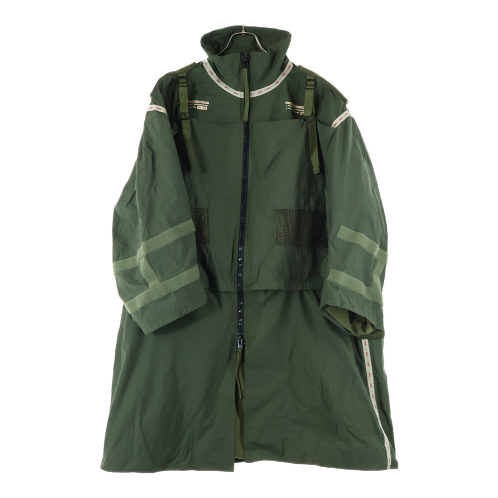 19AW TEST PRODUCT EXCHANGE SERVICE 爆弾処理班 オーバーサイズコート 992-C001-062 カーキ Bランク