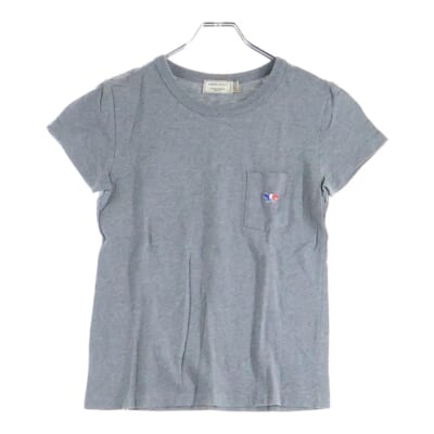 刺繍 半袖Tシャツ カットソー グレー レディース KWM-2700-A Bランク