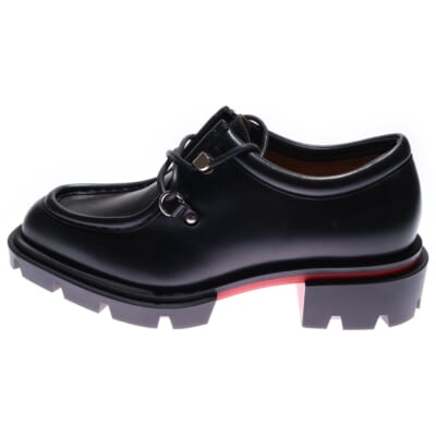 クリスチャンルブタン パイソン ストレートチップ レザー ドレス