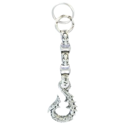 FISH HOOK KEYRING フィッシュフックキーリング シルバー Bランク
