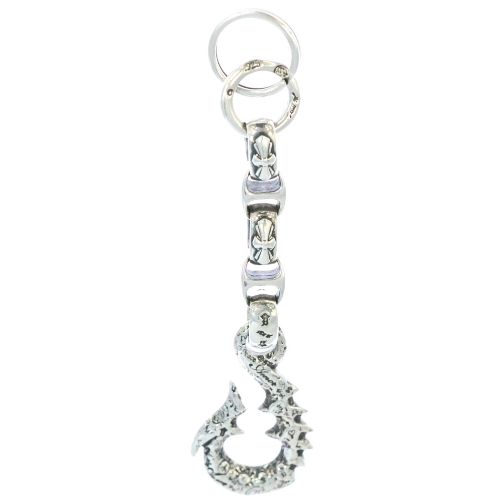 FISH HOOK KEYRING フィッシュフックキーリング シルバー Bランク