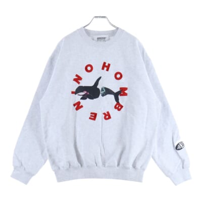 CREW NECK HN0242-CT0008 クルーネック トレーナー グレー Aランク