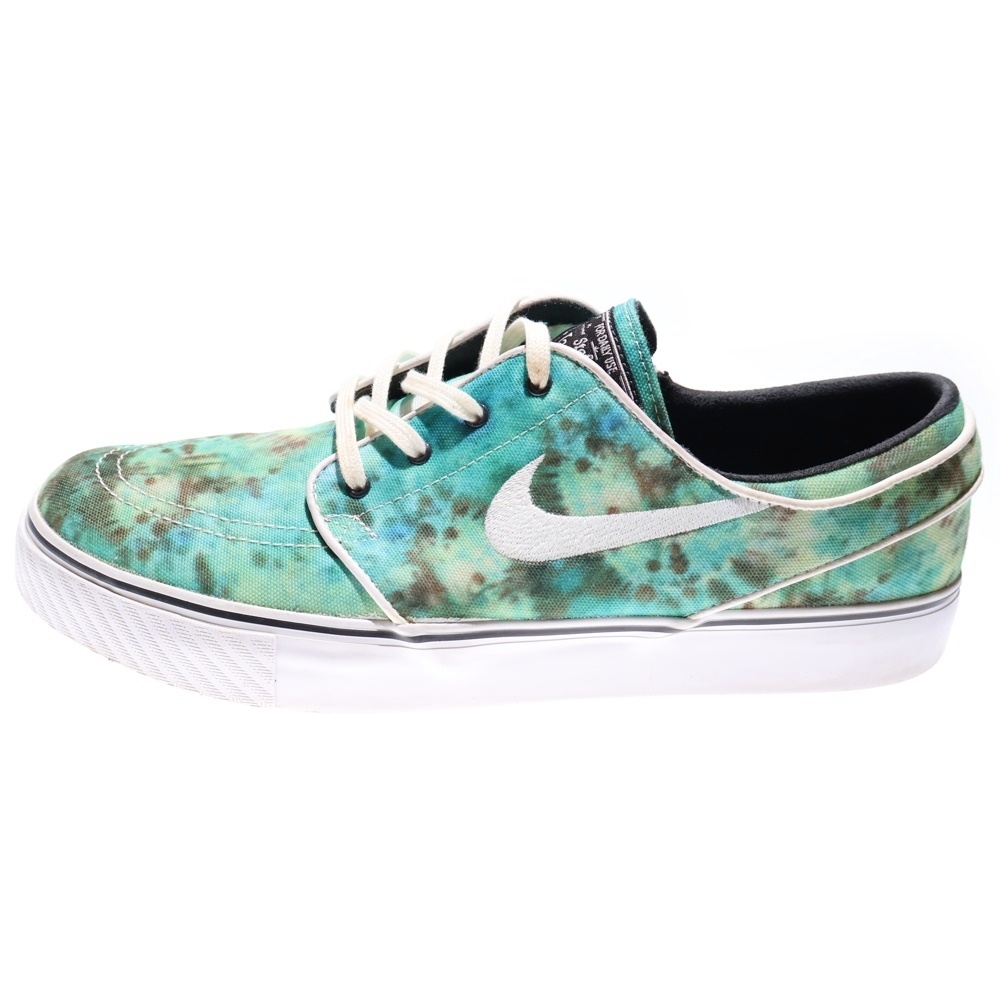 【観賞用2014年製】LUNAR STEFAN JANOSKI Tie Dye 678472-317 ルナステファンジャノスキー タイダイ ローカットスニーカー US10/28.0cm グリーン Bランク