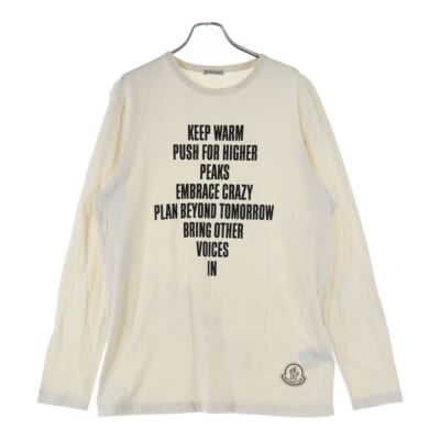 MAGLIA GIROCOLLO マグリア プリント長袖カットソー G20918D00012 アイボリー Bランク