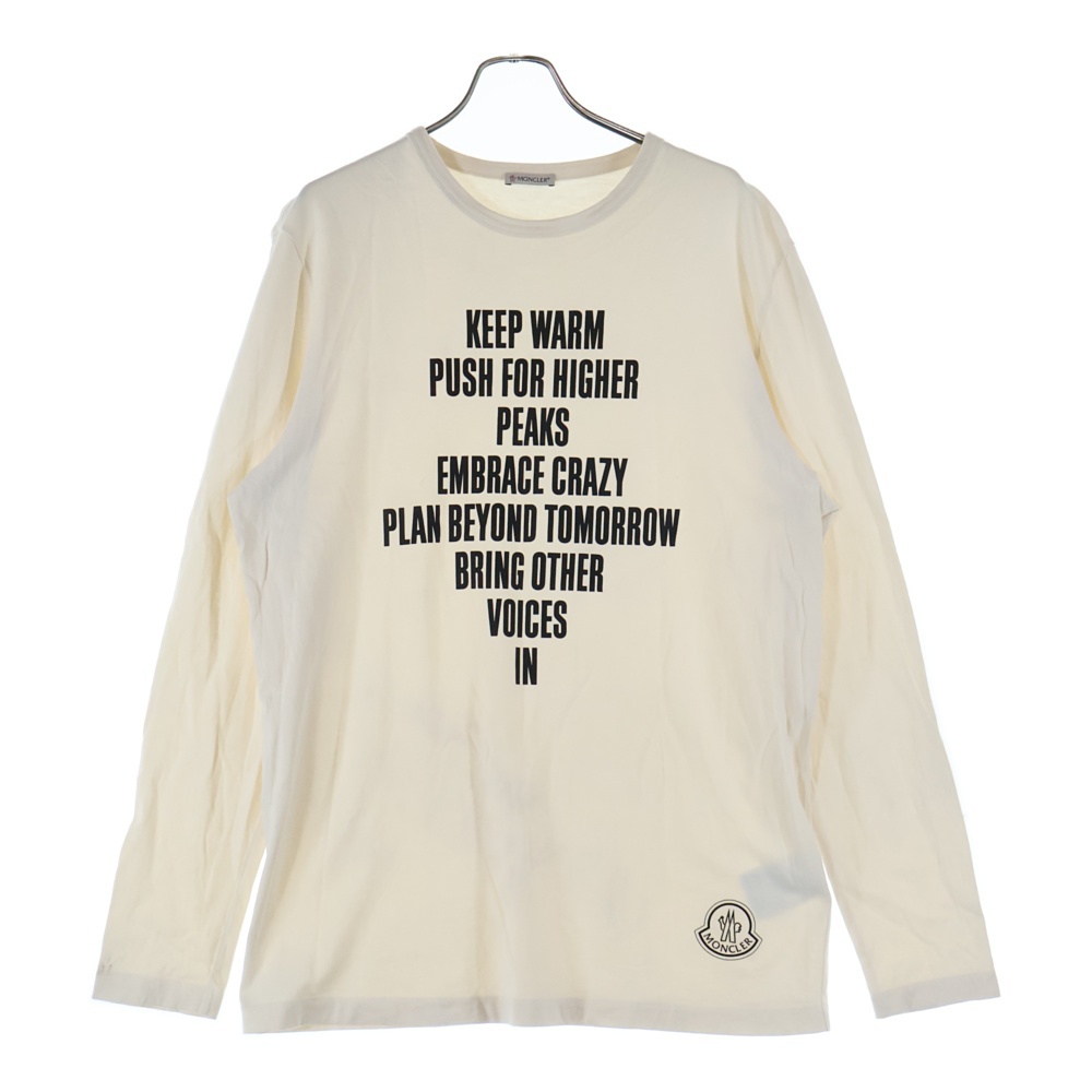 MAGLIA GIROCOLLO マグリア プリント長袖カットソー G20918D00012 アイボリー Bランク