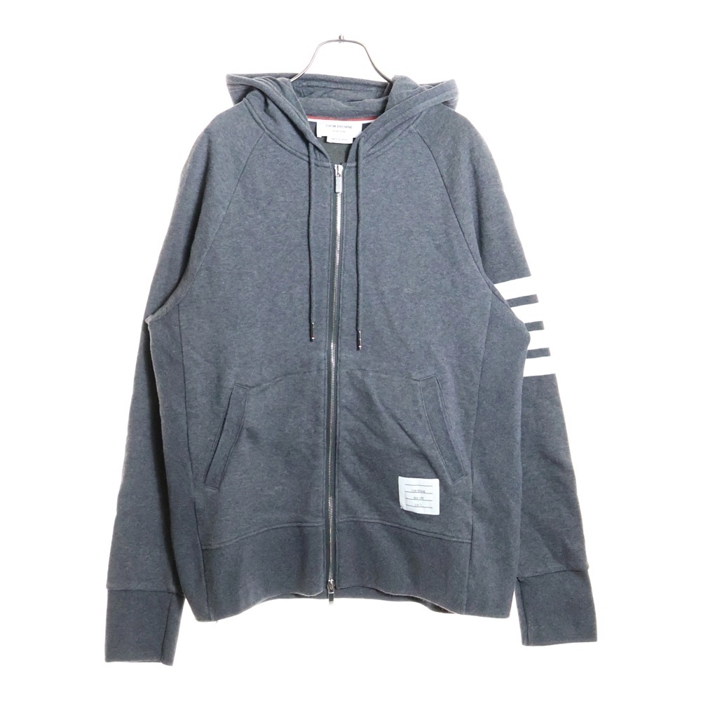 4BAR コットン MJT022H-00535-025 ジップアップパーカー シルバー金具 グレー Bランク