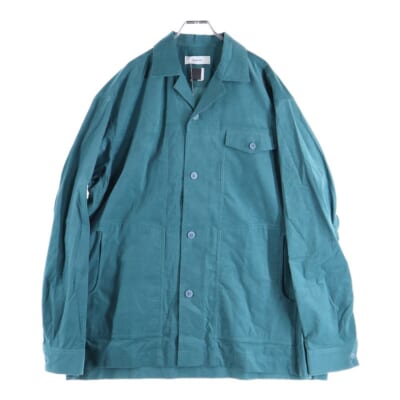 KR-SH-M01 フロントポケット コーデュロイジャケット ブルー Sランク