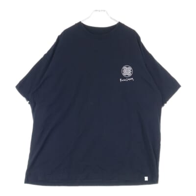ABH-TEE-U16 ロゴプリント ボーダー半袖Tシャツ ブラック Bランク