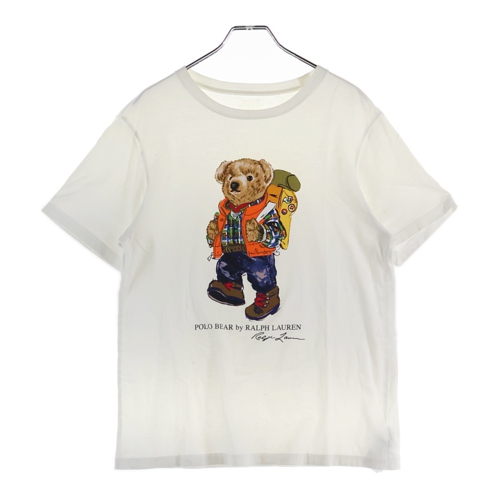 POLO BEAR ポロベア プリントTシャツ ホワイト Bランク
