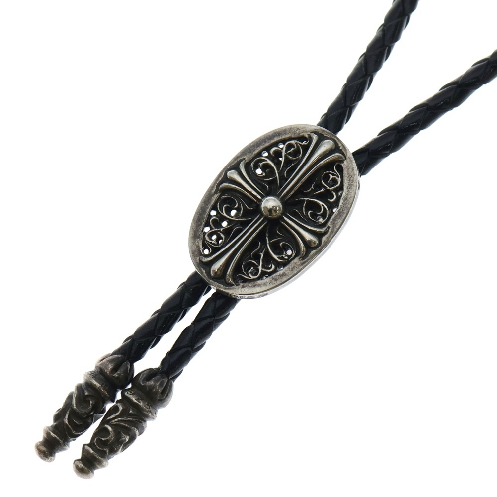 BOLOTIE OVALTINY タイニークラシックオーバルクロス ループタイ シルバー/ブラック BCA209 Bランク