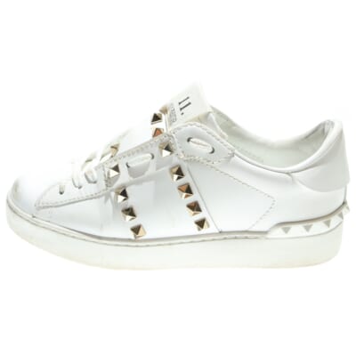 Garavani ロックスタッズ アンタイトルド ローカットスニーカー ホワイト Bランク