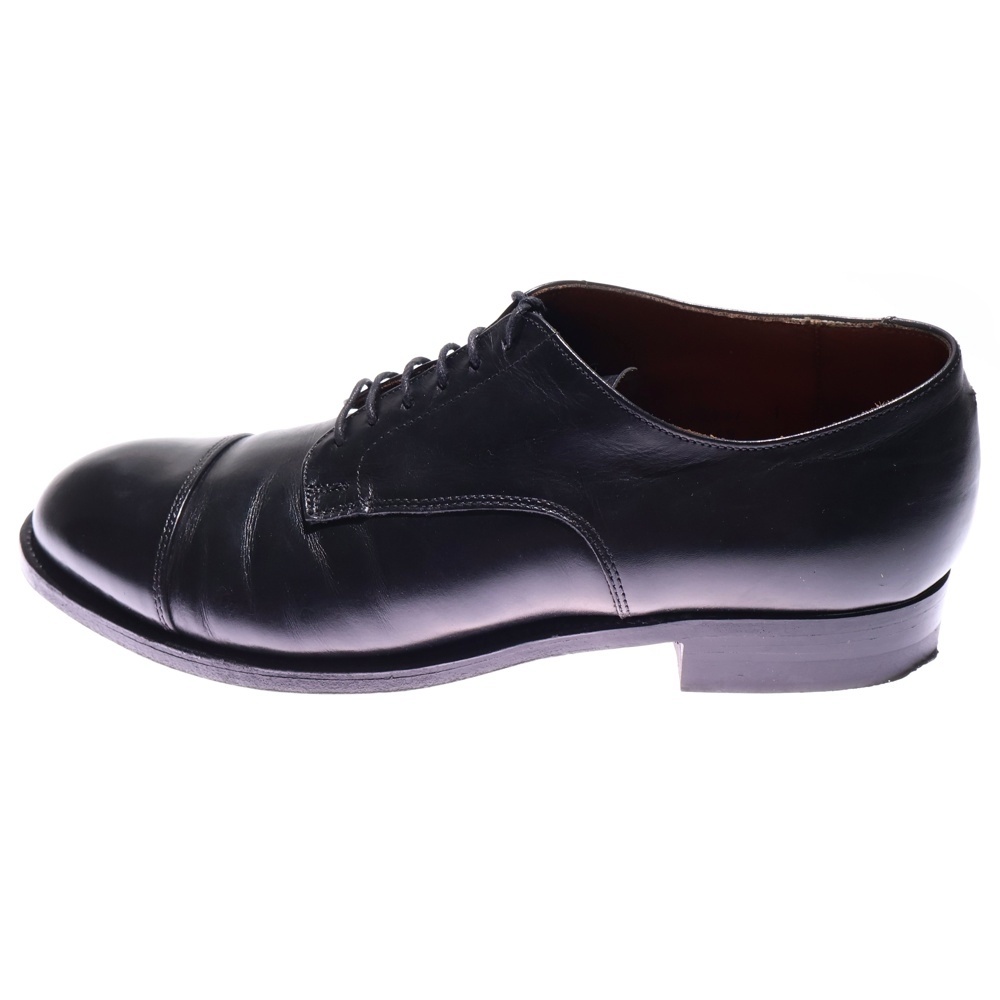 Modified Cap Toe Blucher Black Calfskin モディファイドラスト キャップトゥ カーフスキン 外羽根 プレーントゥンシューズ Bランク