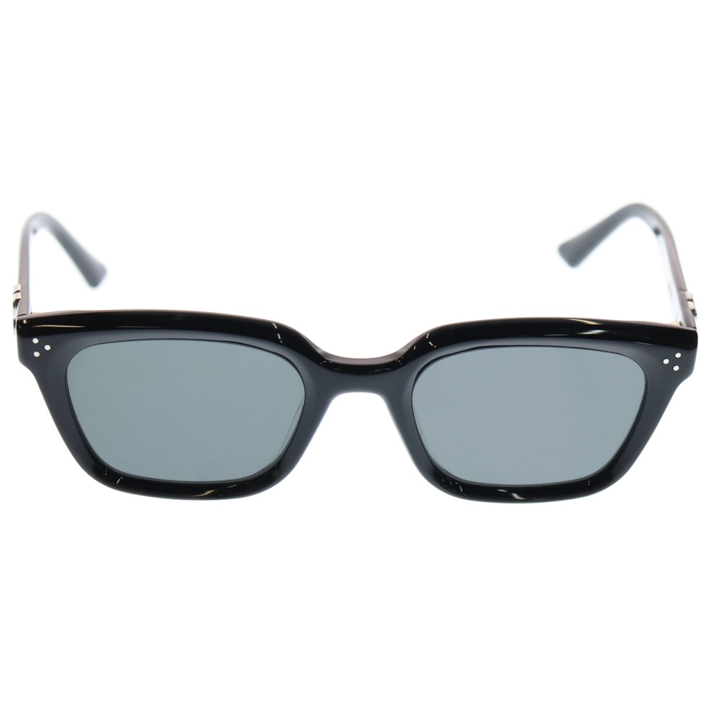 MUSEE サングラス スクエアフレーム メタルアイコン アイウェア 眼鏡 ブラック Bランク