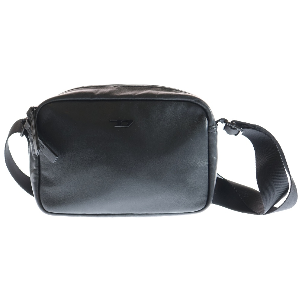 ディーゼル Dロゴ レザーショルダーバッグ ブラック X10242 買取実績