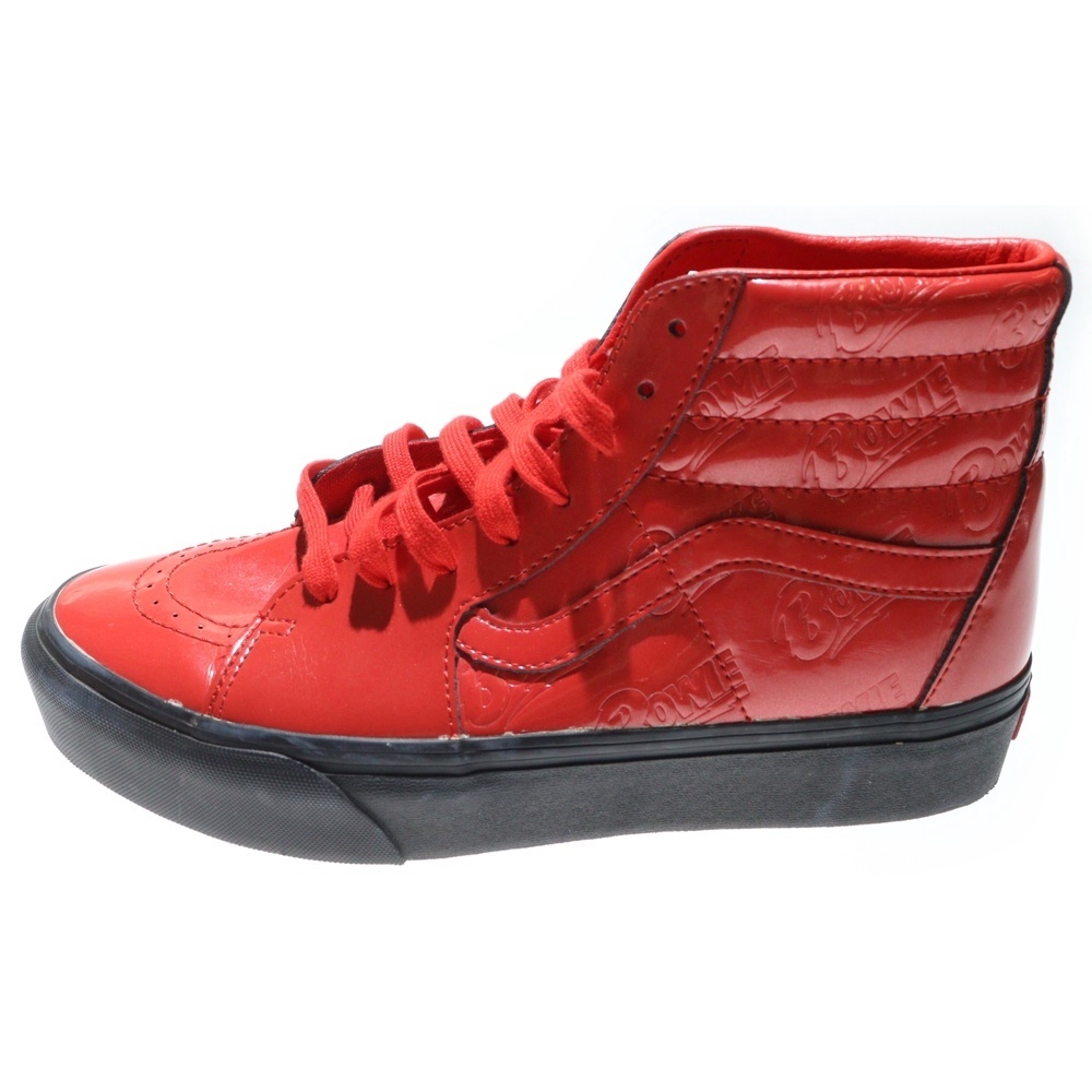 ×DAVID BOWIE Sk8-Hi PLATFORM 2 ZIGGY STARDUST デヴィッド ボウイ ハイカットスニーカー レッド/ブラック VN0A3TKNVSQ Bランク