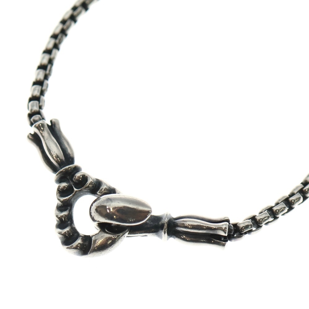 MF メイティングフライトフック 3.7mmボックスネックレスチェーンシルバー 20inch Bランク