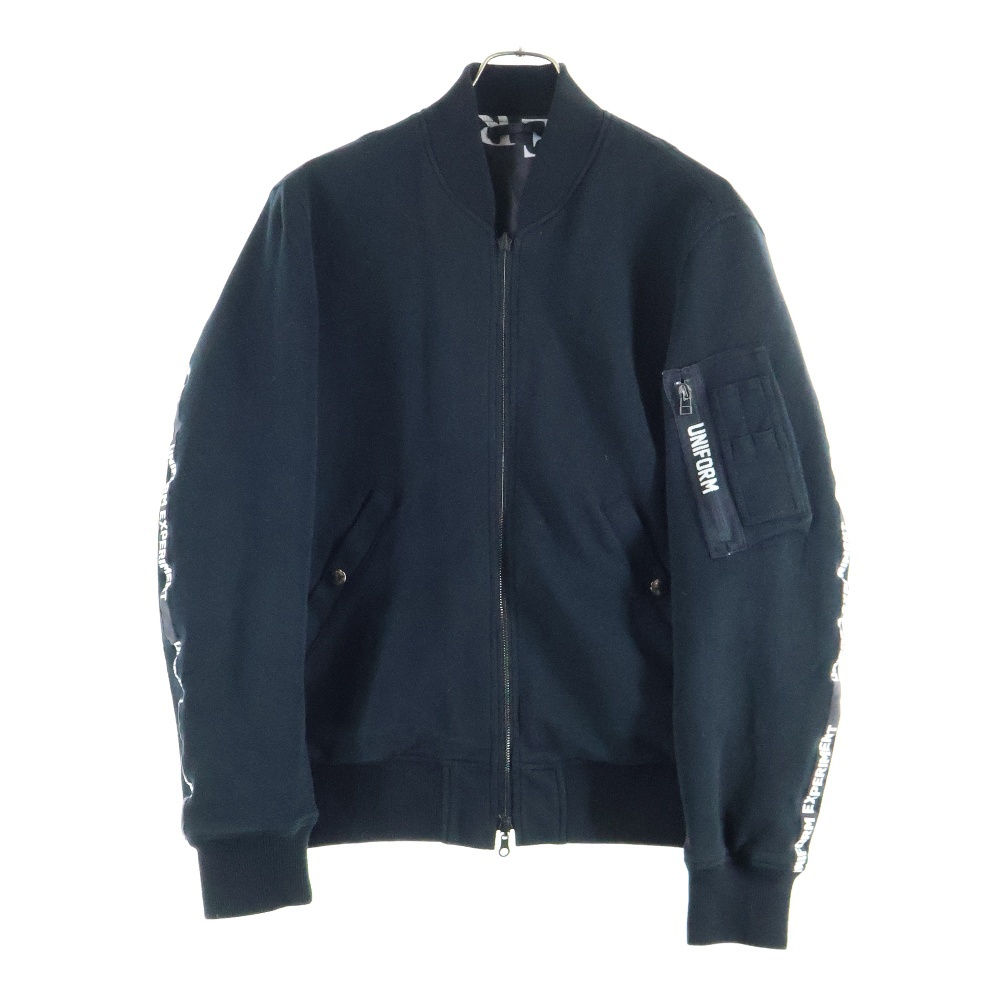 15AW フロントジップアップ ブルゾンジャケット リバーシブル UE-156003 ブラック Bランク
