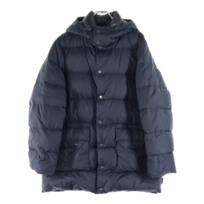 フーディー ナイロンダウンジャケット ブラック 44354-00-68959 Bランク