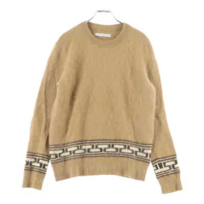 アンゴラ モヘアニットセーター ブラウン Bランク