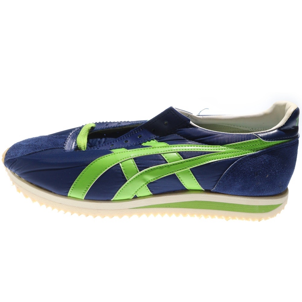 【観賞用】 90S TIGER MONTREAL 4 ローカットスニーカー ネイビー/グリーン U28.0cm TFW003 Bランク