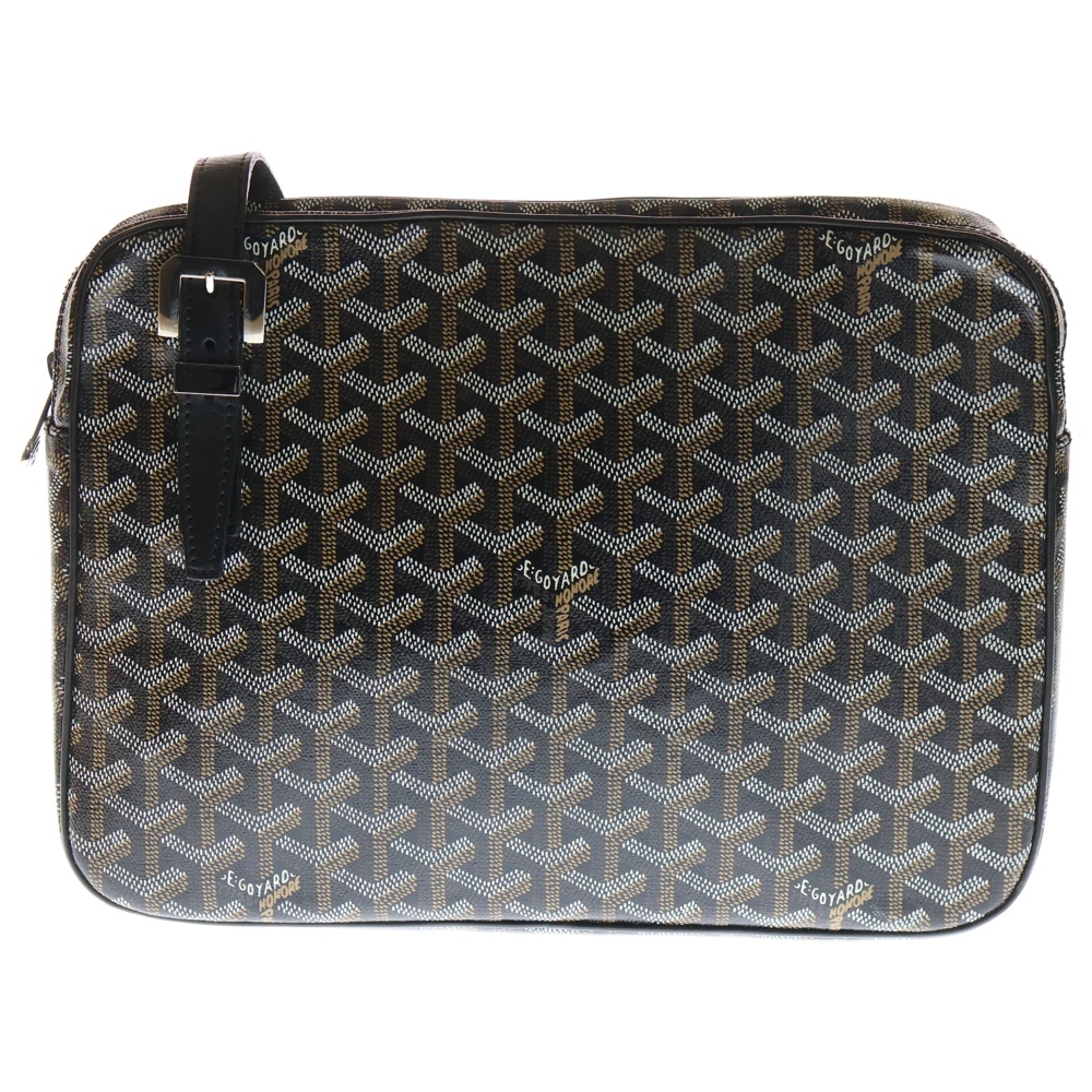 ヨナGM レザーワンショルダーバッグ ハンドバッグ ブラック Bランク