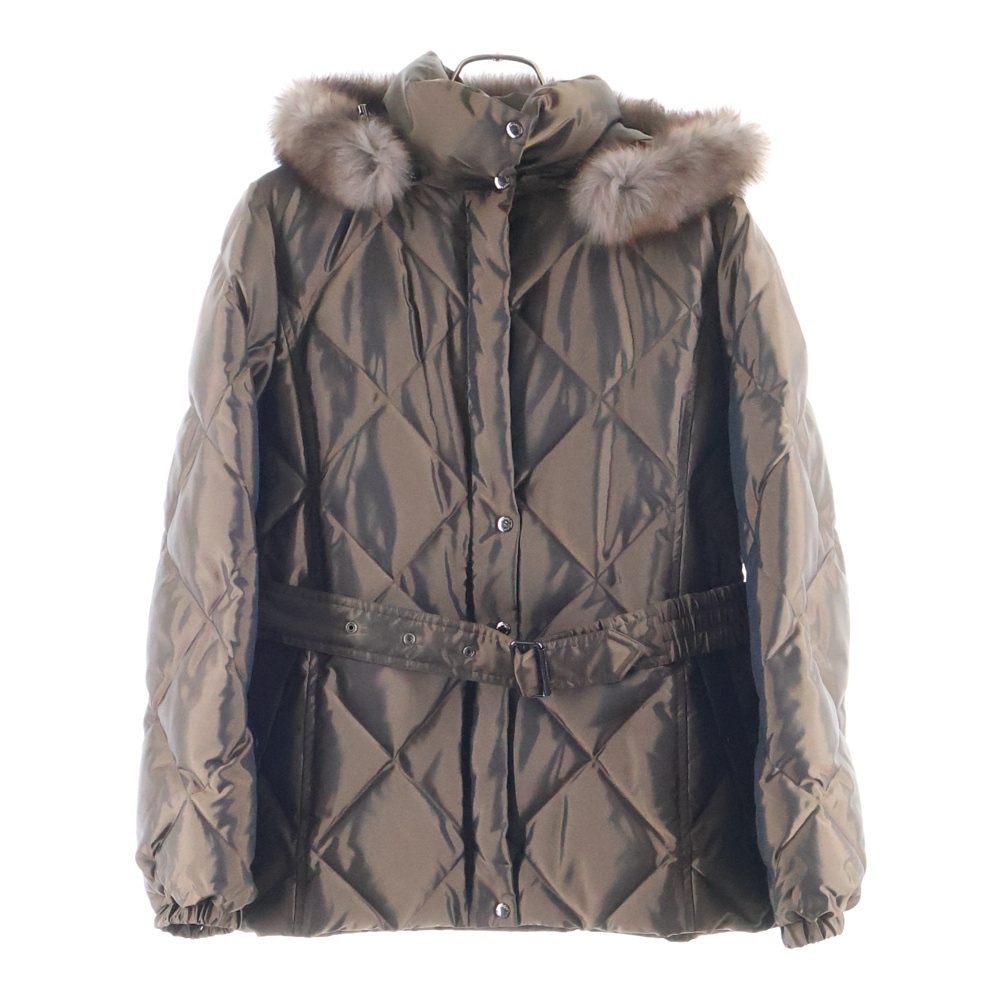 バーバリーロンドン 裏地ノバチェック総柄 キルティング ブルー