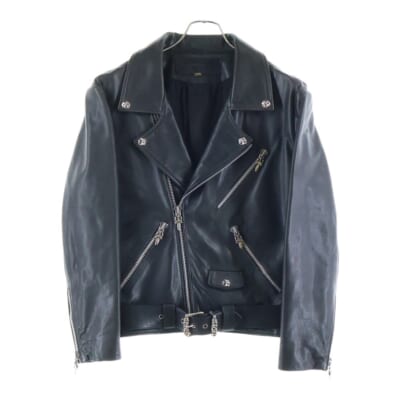 JJ DEAN ダガージップライダース ラージクロス レザージャケット ブラック Aランク