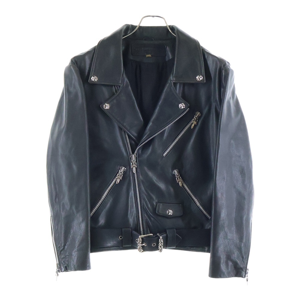 JJ DEAN ダガージップライダース ラージクロス レザージャケット ブラック Aランク