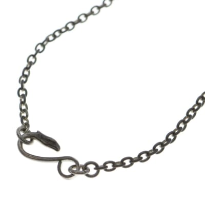 イーグルフック細丸チェーンネックレス シルバー Bランク