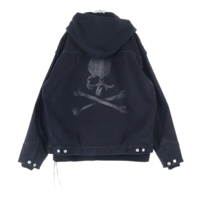 WORLD フーディーレイヤードデニムジャケット MW19S03-BL001 ブラック Bランク