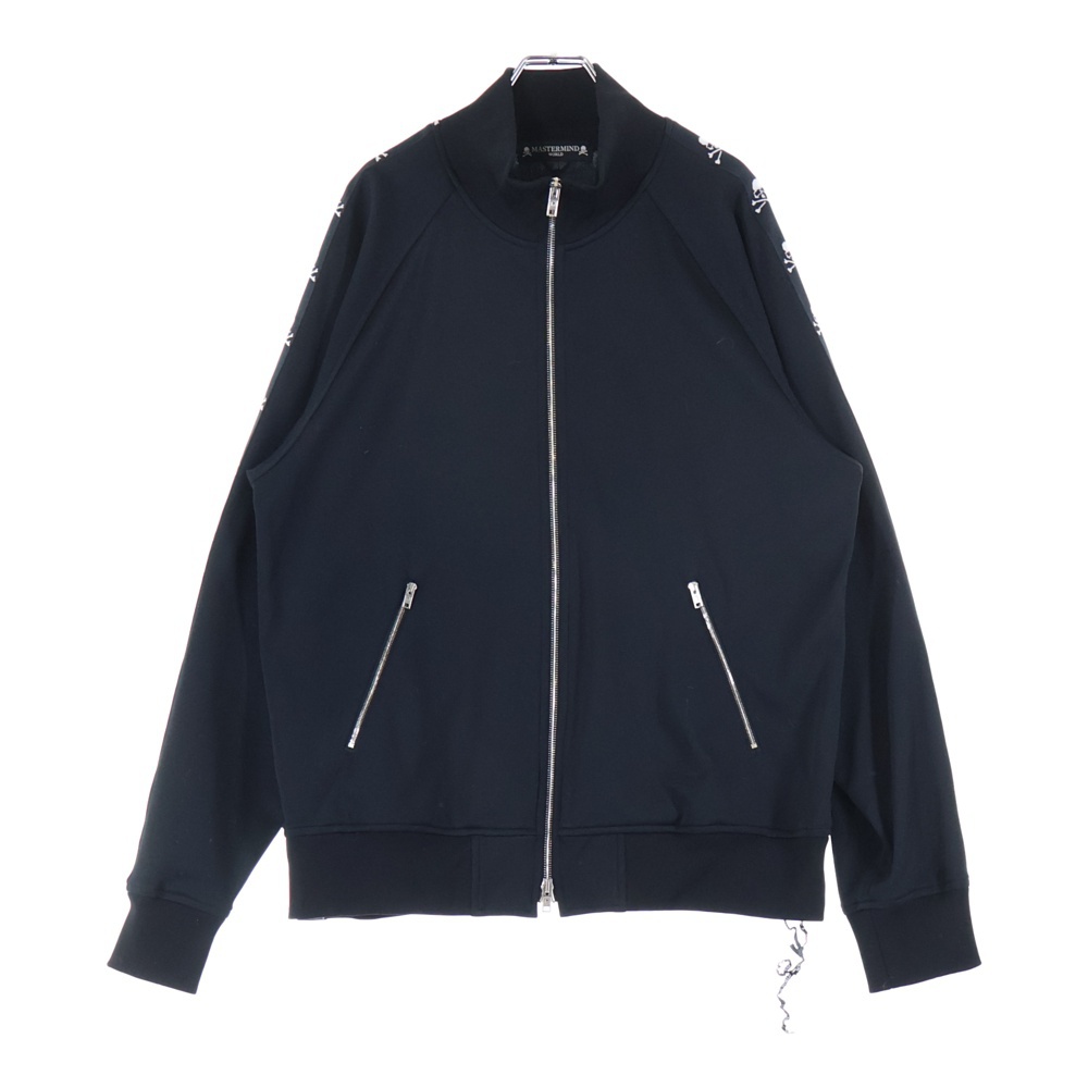 WORLD SKULL TAPED TRACK JACKET スカルテープライントラックジャケット MW19S02-BL027 ブラック Bランク